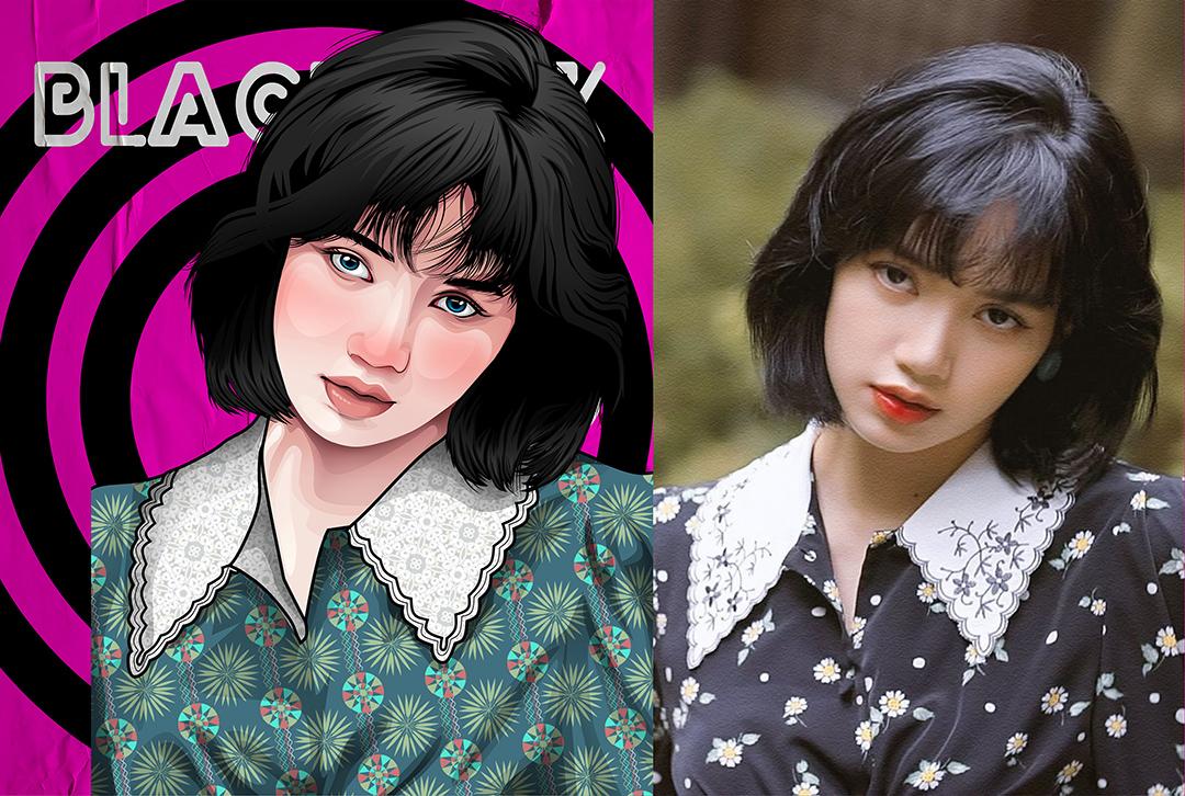 I will draw cute vexel art potrait from your photo 