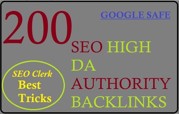 I will do make 200 high authority seo backlink link building service for google top ranking