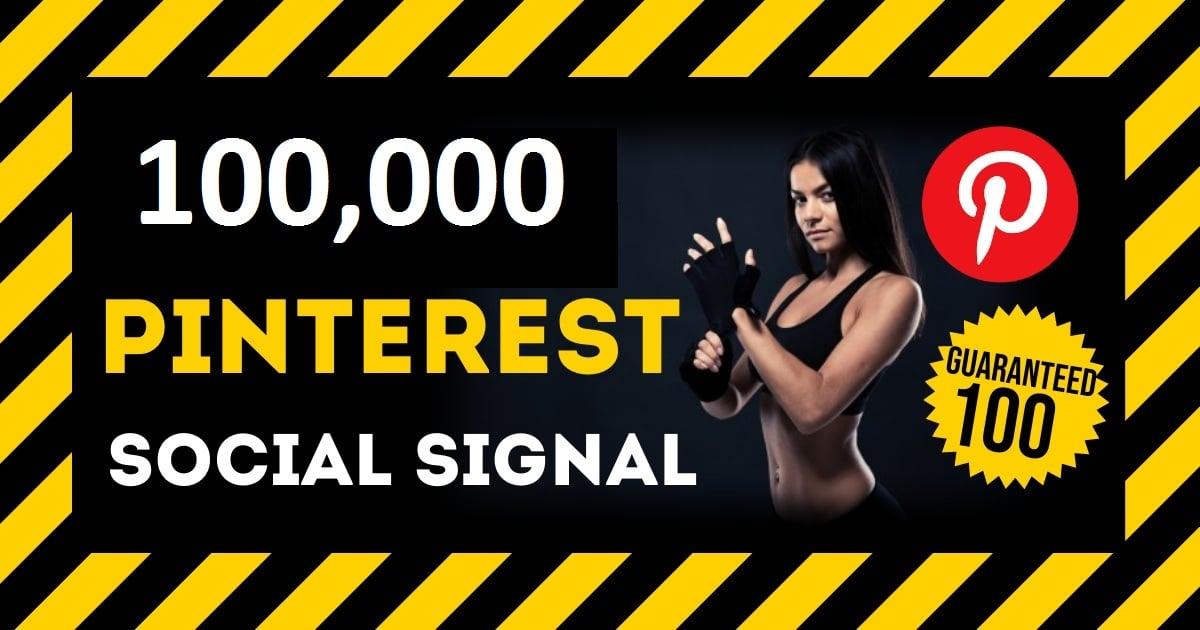 HQ Service 100,000 Pinterest Social Signals PBN Backlink Share Bookmarks Important Google Ranking