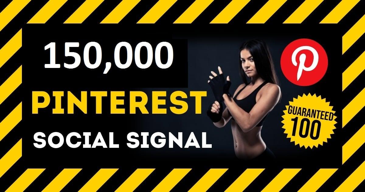 HQ Service 150,000 Pinterest Social Signals PBN Backlink Share Bookmarks Important Google Ranking