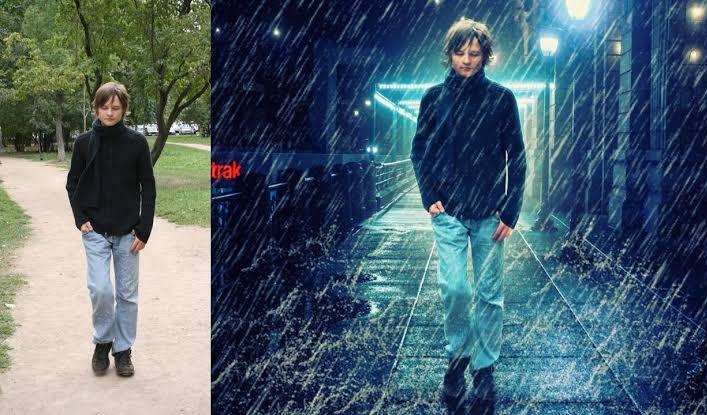 Change and remove photo background with retouching 5 photos