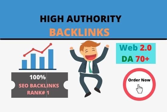 I will make high authority quality SEO Dofollow Backlinks for top rank on Google