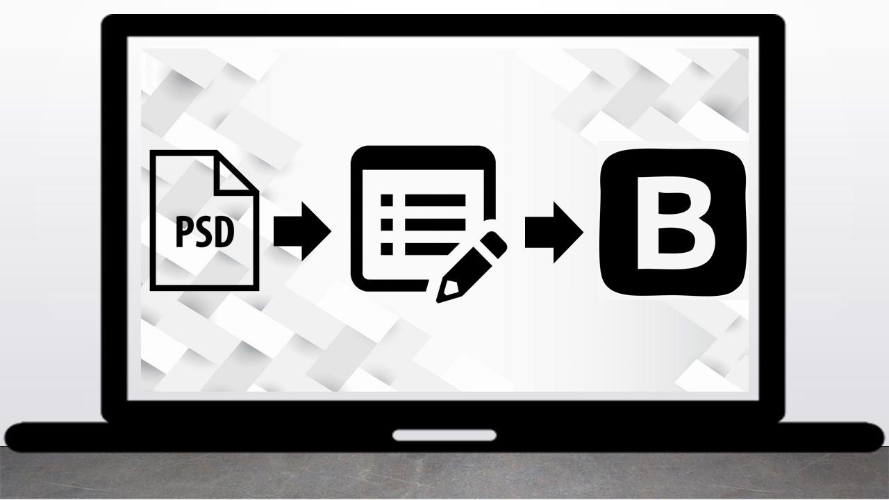 lets make PSD to HTML BOOTSTRAP webpages