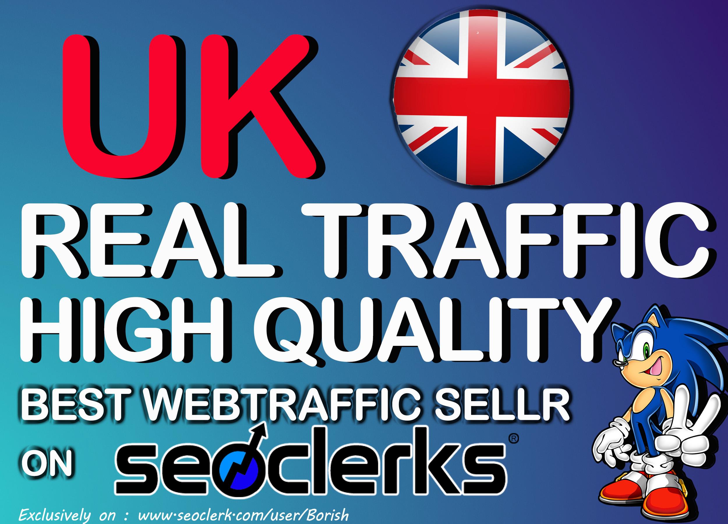 30000 I will send keyword targeted UK traffic with low bounce rate{Daily 900- 1000 for 30 days} 