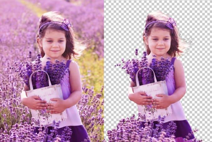 Remove any background professionally within 24 hrs 