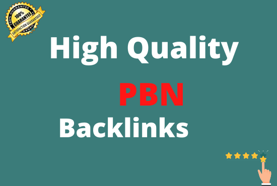 I will do 10 High Quality PBN Backlinks