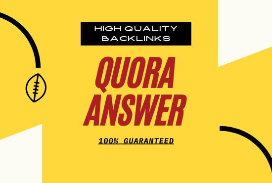I will provide 10+Free2 high quality Quora answers