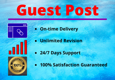  Write and Publish 10 Guest Posts High Authority Unique Content Permanent Backlinks
