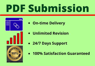 50 PDF Submission High Authority Different Site Manual Permanent Complete Link Building