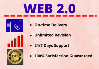 60 Web 2.0 Backlinks High Authority Permanent Manual Contextual Link Building 