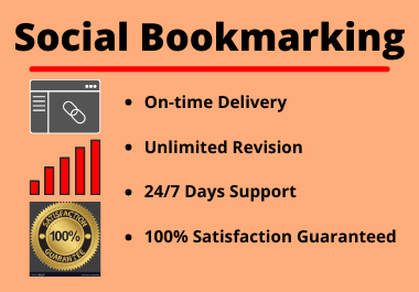 50 Social Bookmarks High Authority Permanent Unique Manual Backlinks for your Website