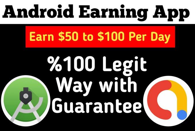 I will create professional android earning app 