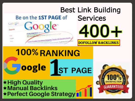 Rank your website 1st on google with SEO Backlinks services manually