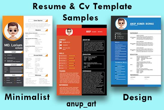 I will make a professional CV, resume writing, and portfolio design