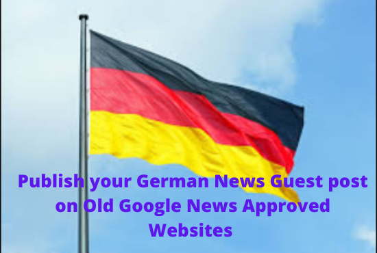I will do guest post on German News sites