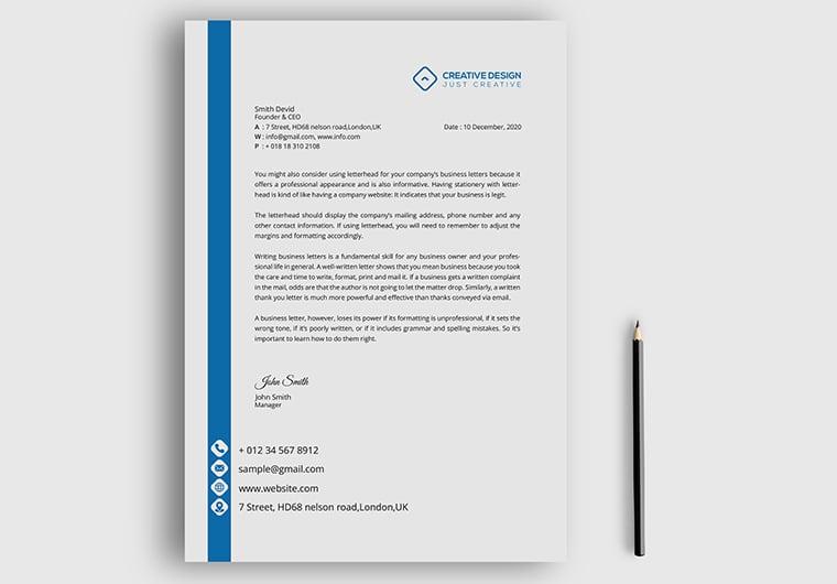 I will do creative letterhead design