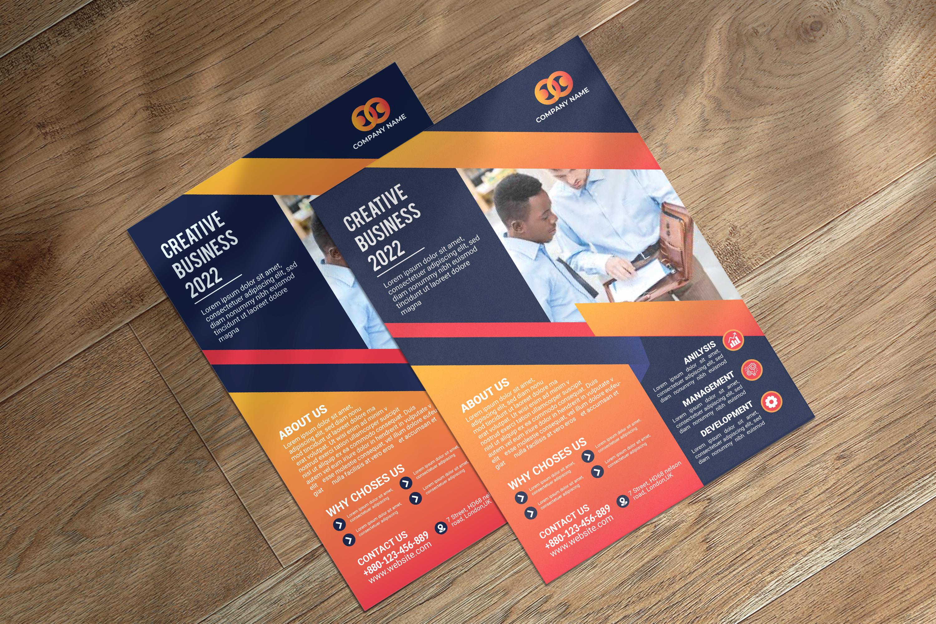 I will do business flyer design