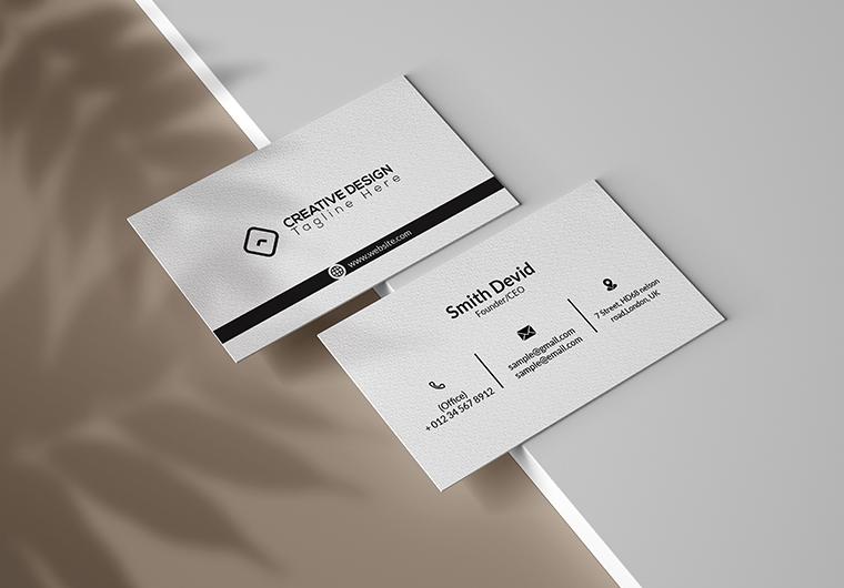 I will Make Minimalist Business Card Design