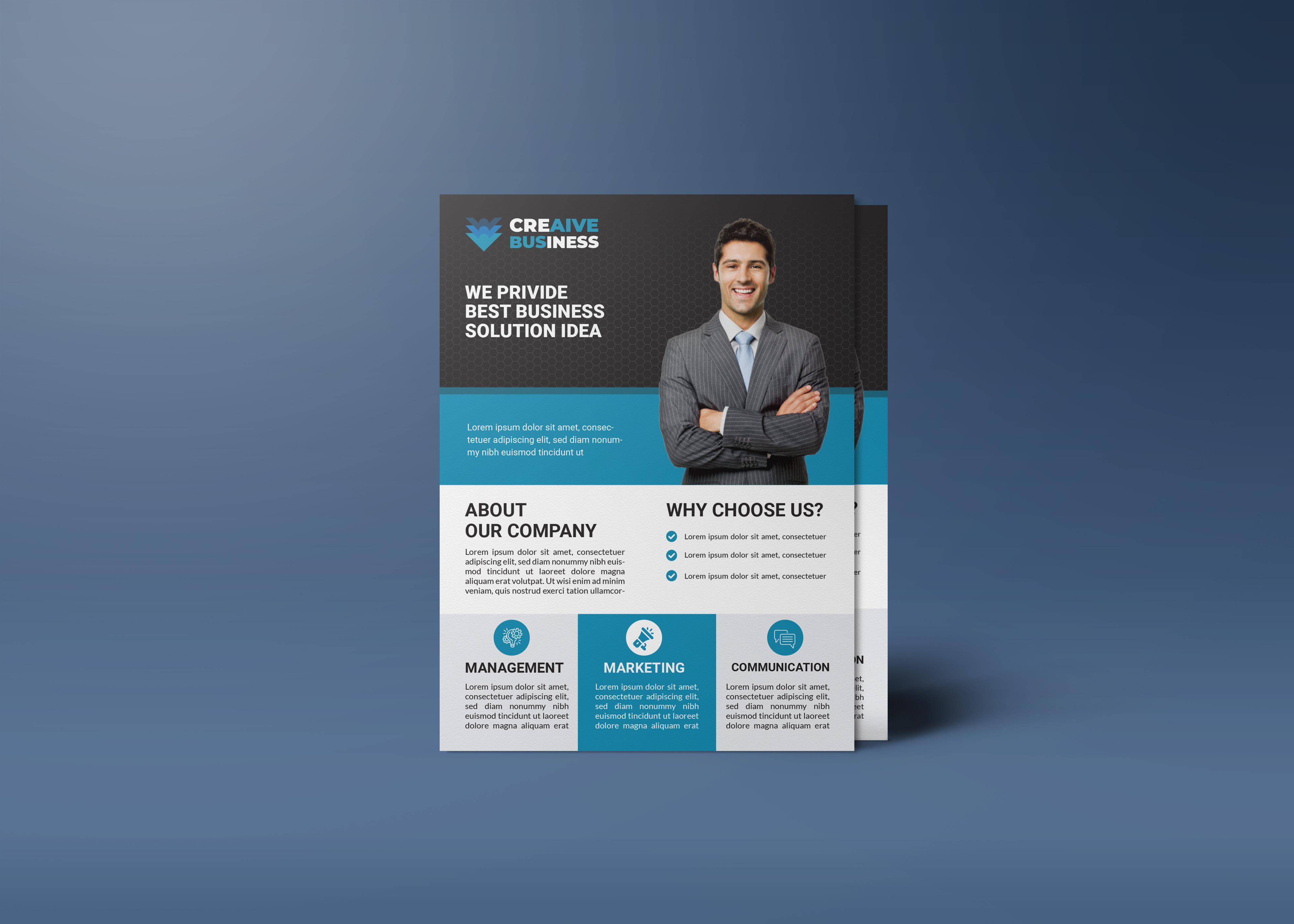 I will do business flyer design