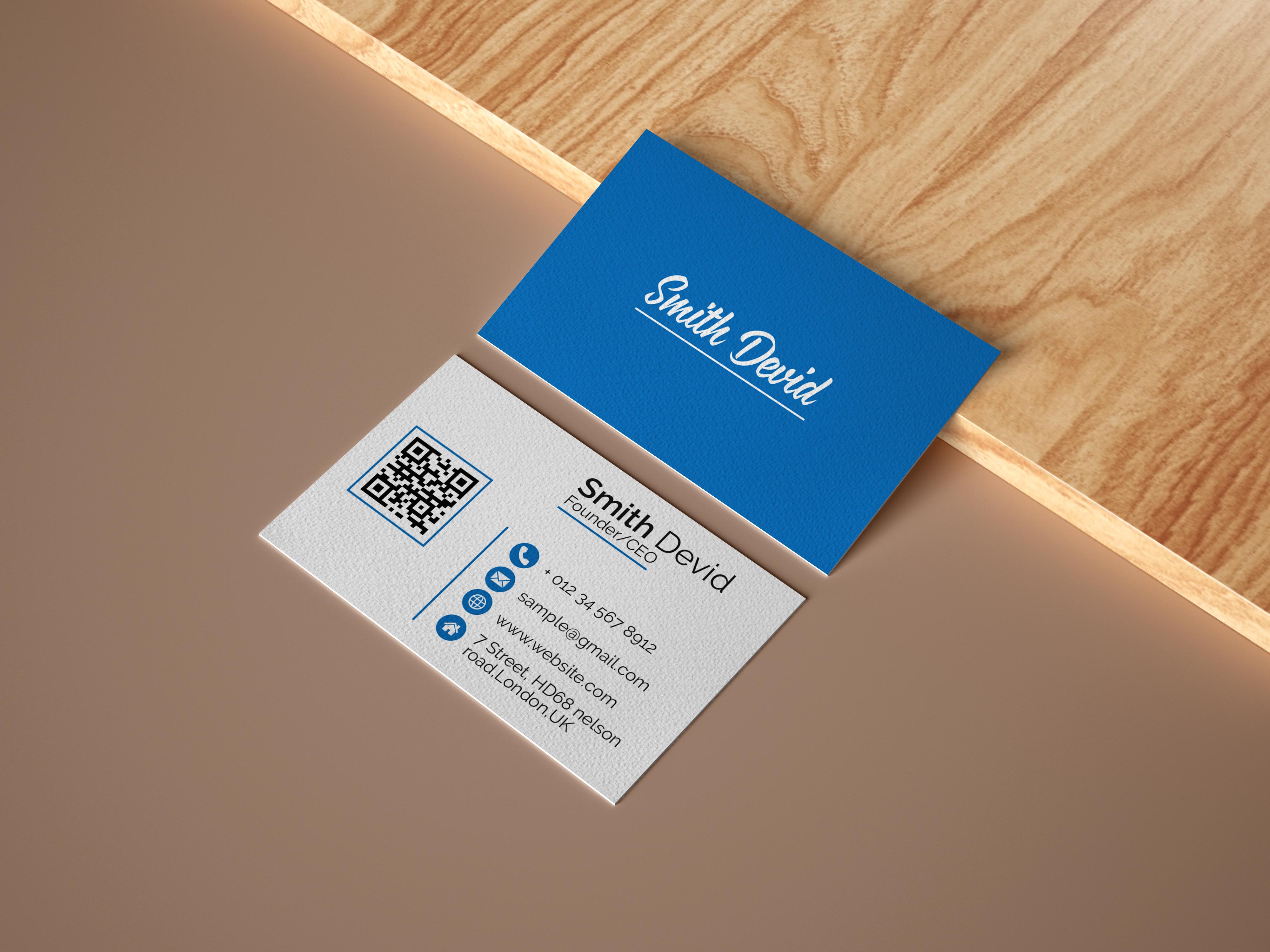 I will Make Minimalist Business Card Design