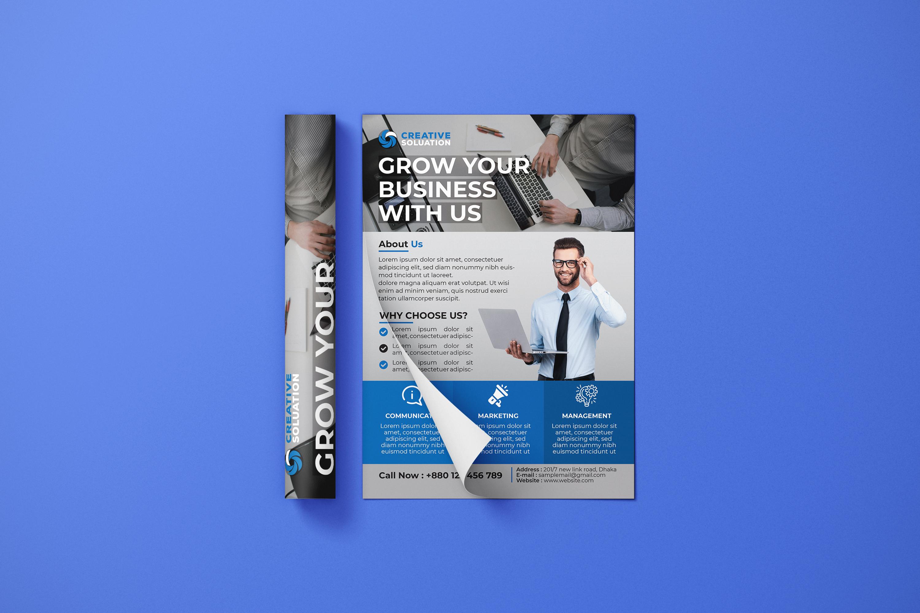 I will do business flyer design