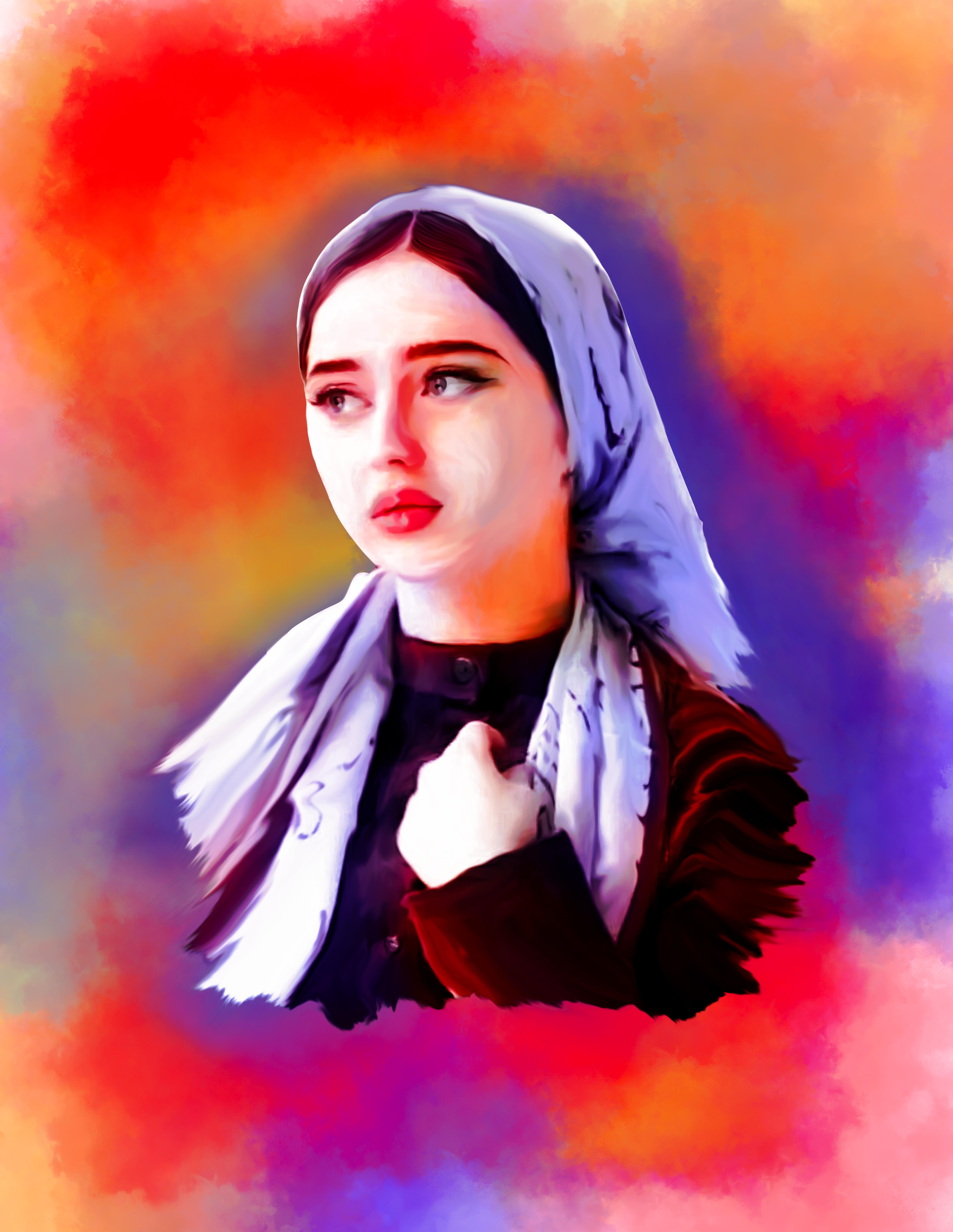 I'll do digital portrait, watercolor portrait, typography portrait, smoke effect, dispersion effect