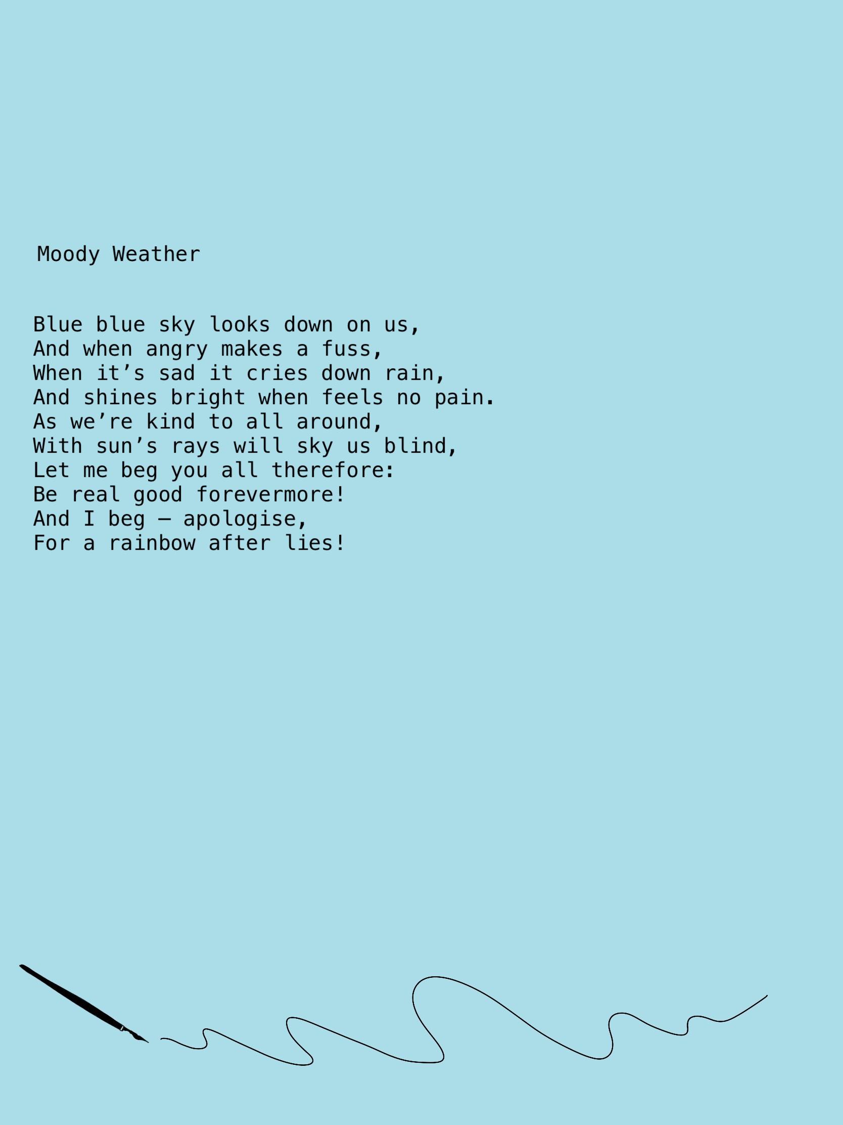 Personalised Rhymed Poem for Any Occasion (10 lines)