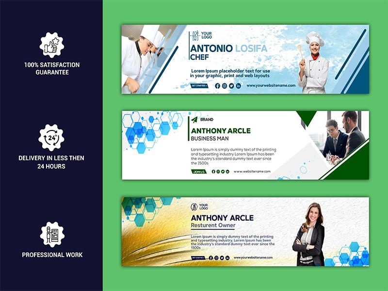 I will do professional linkedin cover and banner design