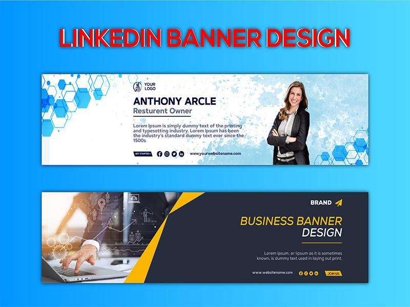 I will do professional linkedin cover and banner design