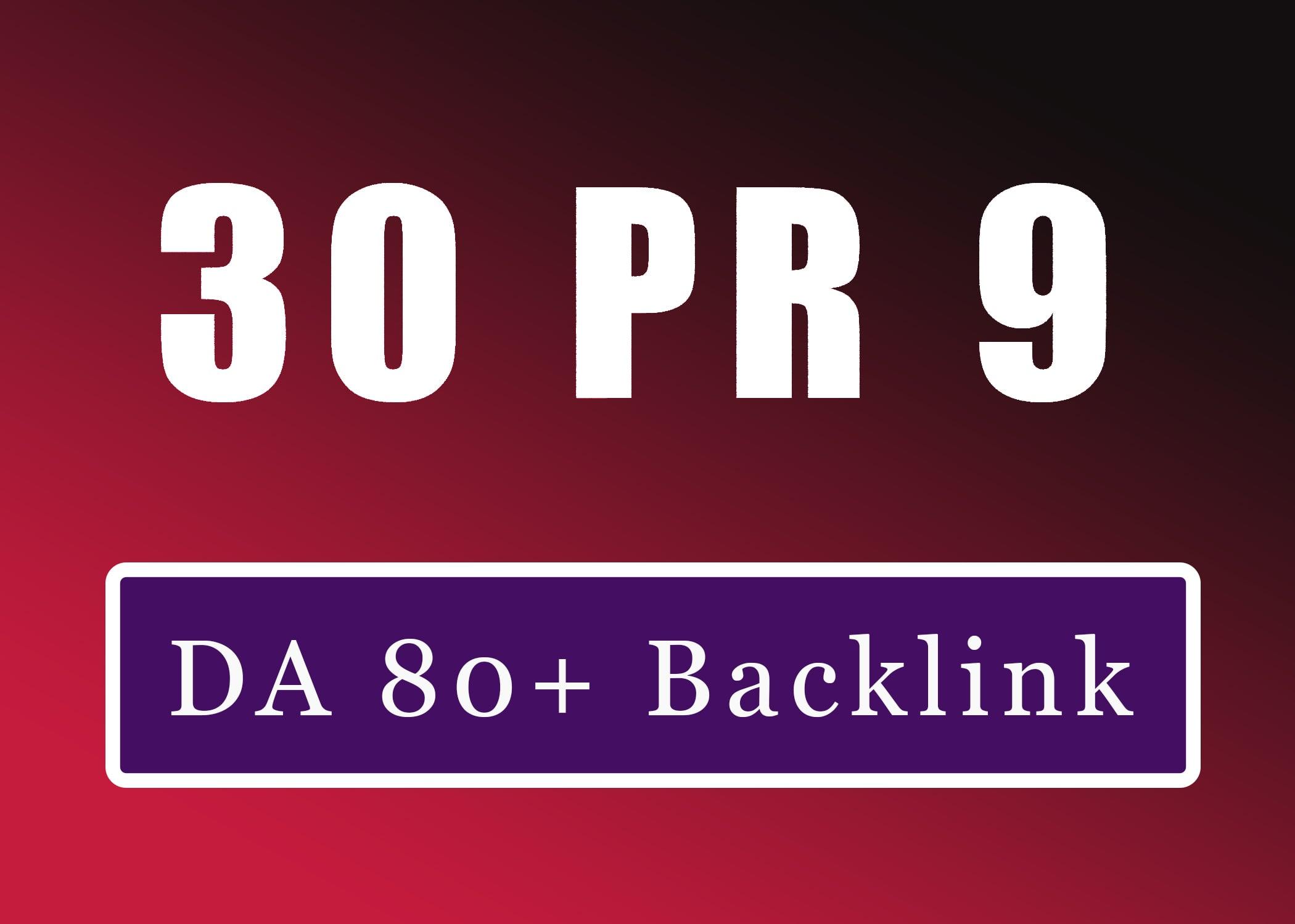 30+ Pr9 To Pr6 DA 80+ Manually Create Authority Profile Backlinks-Top service