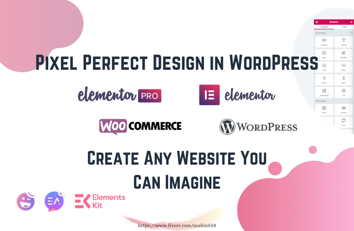 I will be your elementor expert for wordpress website by elementor pro