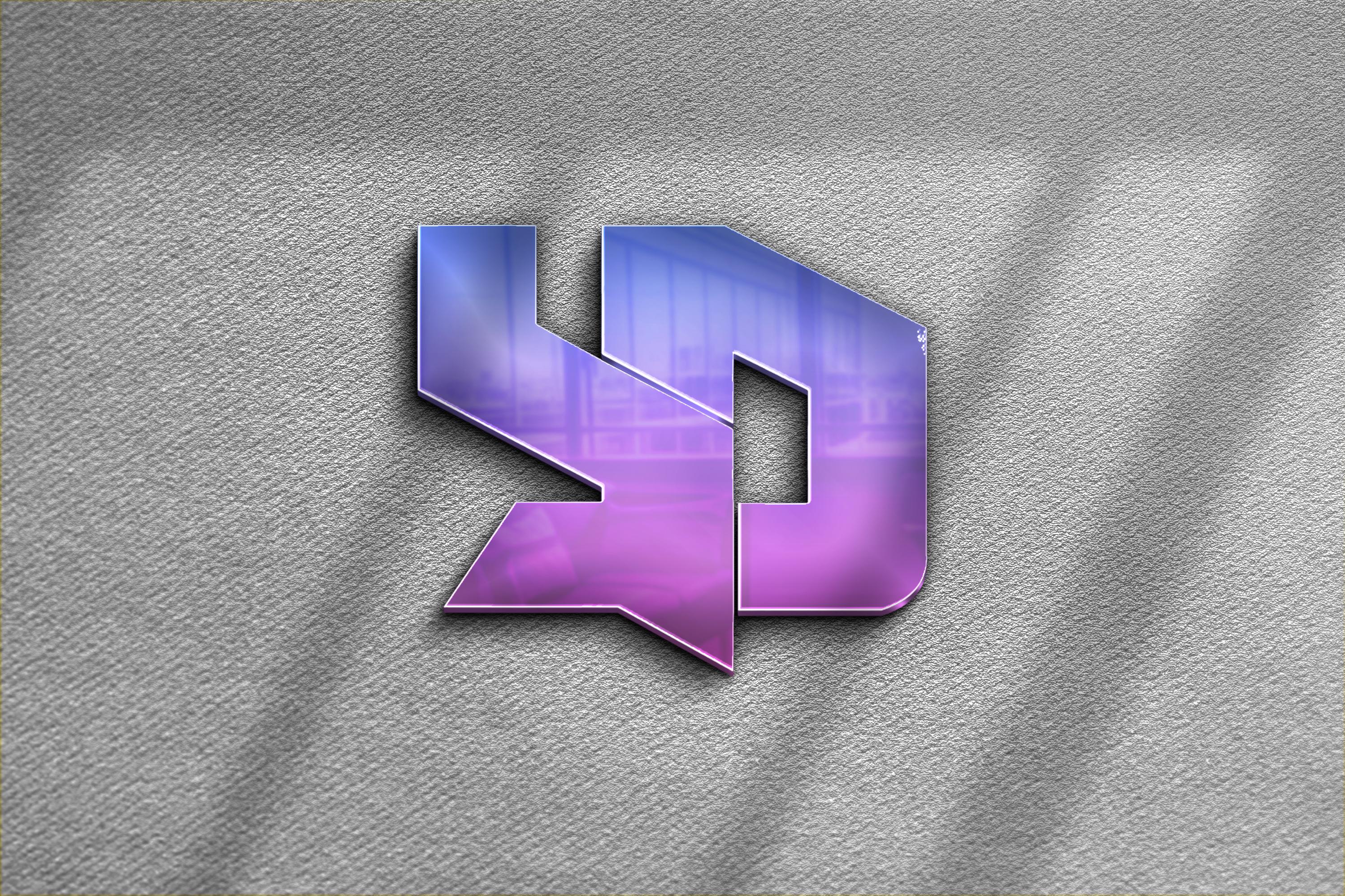 Design a 3d, neon or gaming logo