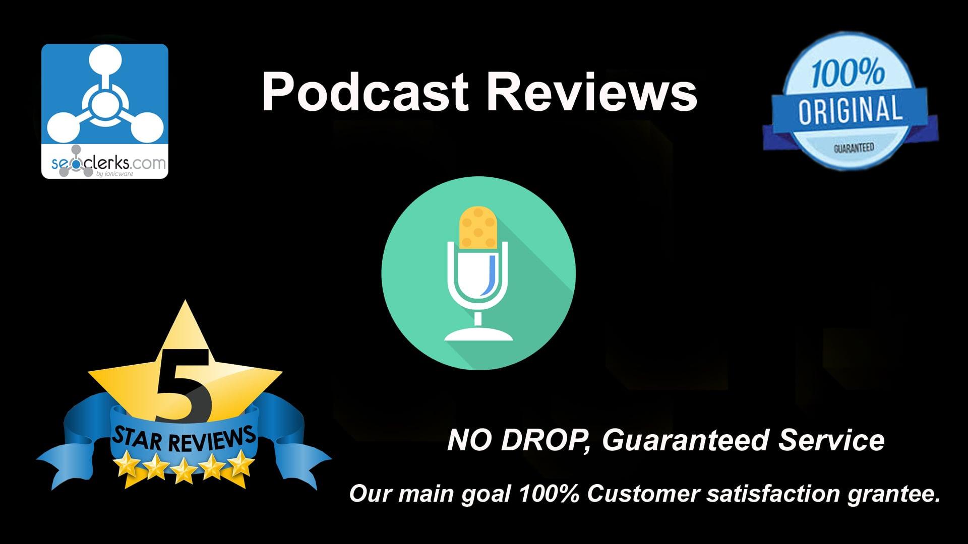 I will popular your podcast authentic feedback
