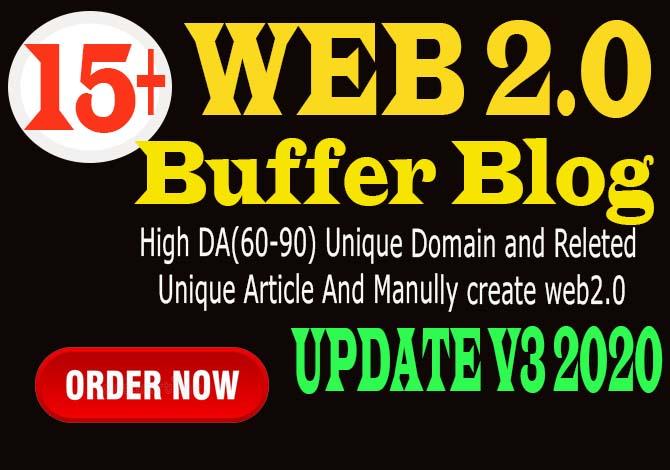  15 manual web2 0 super buffer blog high authority backlinks