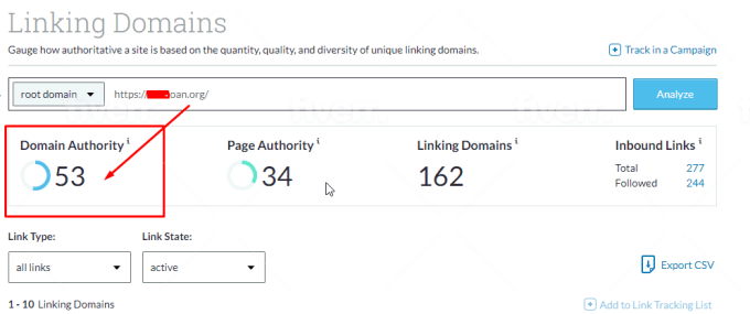 110 manually profile backlinks from moz da 50 trusted domains