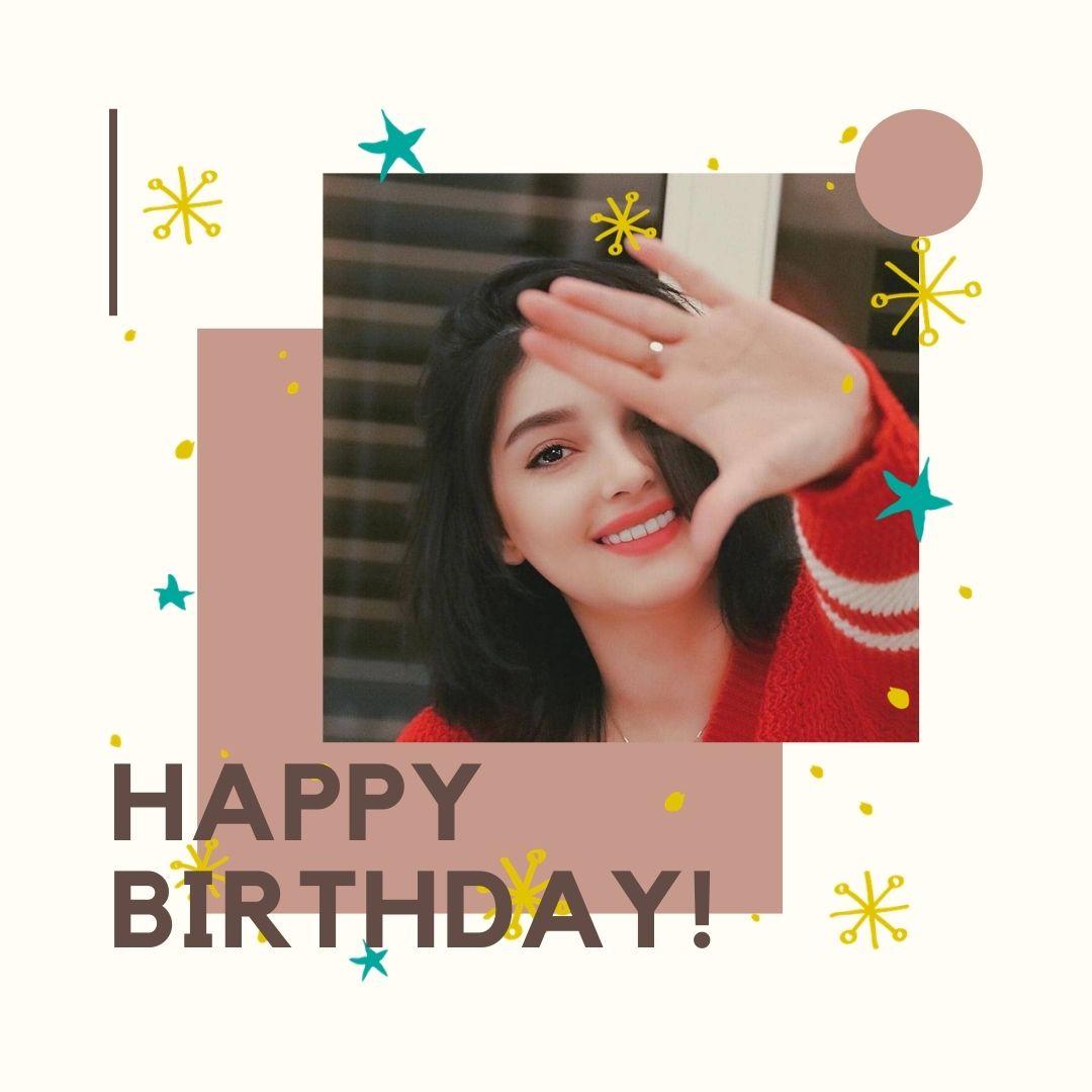 create a professional Birthday instagram post and social media post design