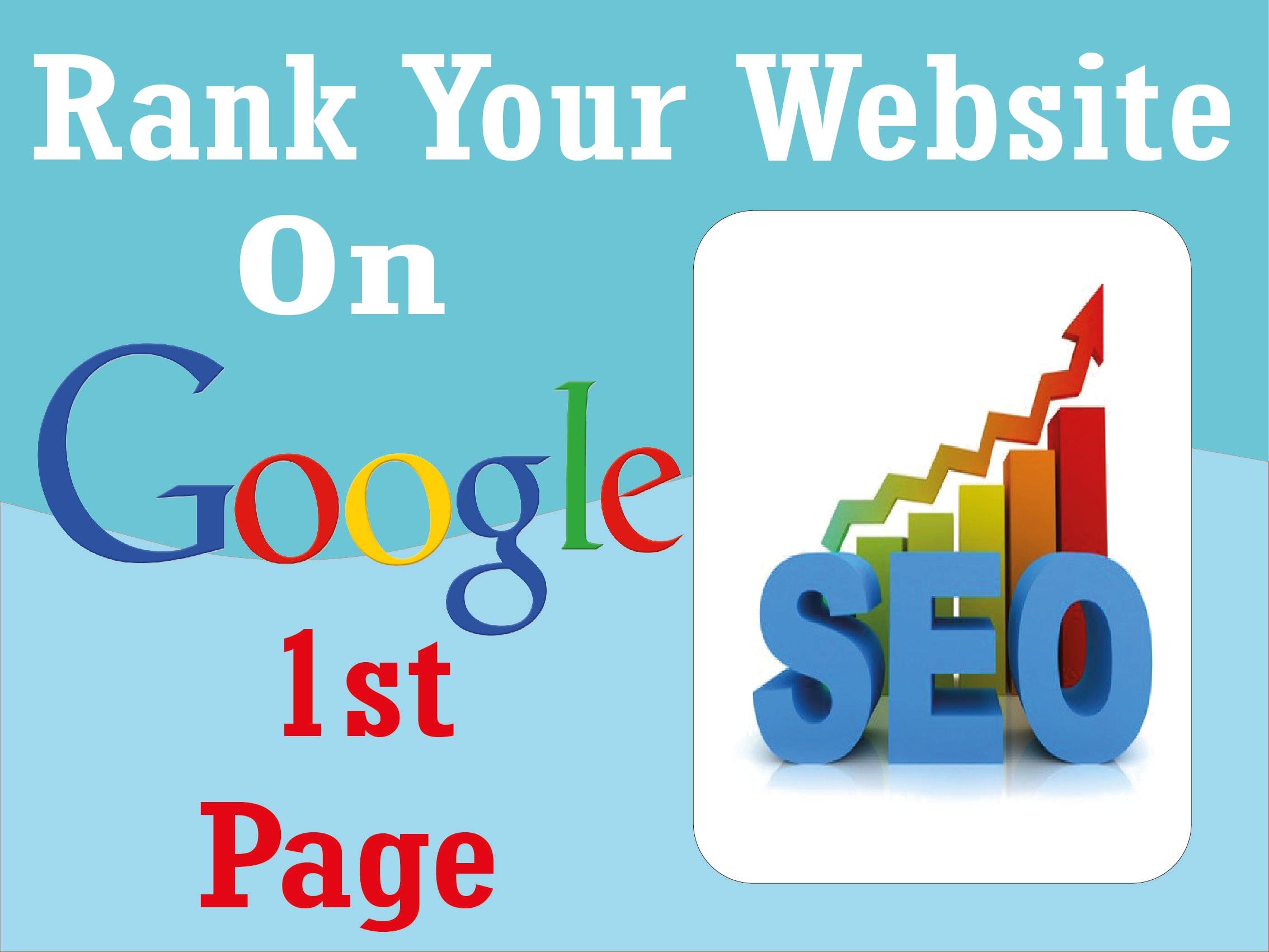 I will Offer You best Google 1st-page ranking service with linkbuilding