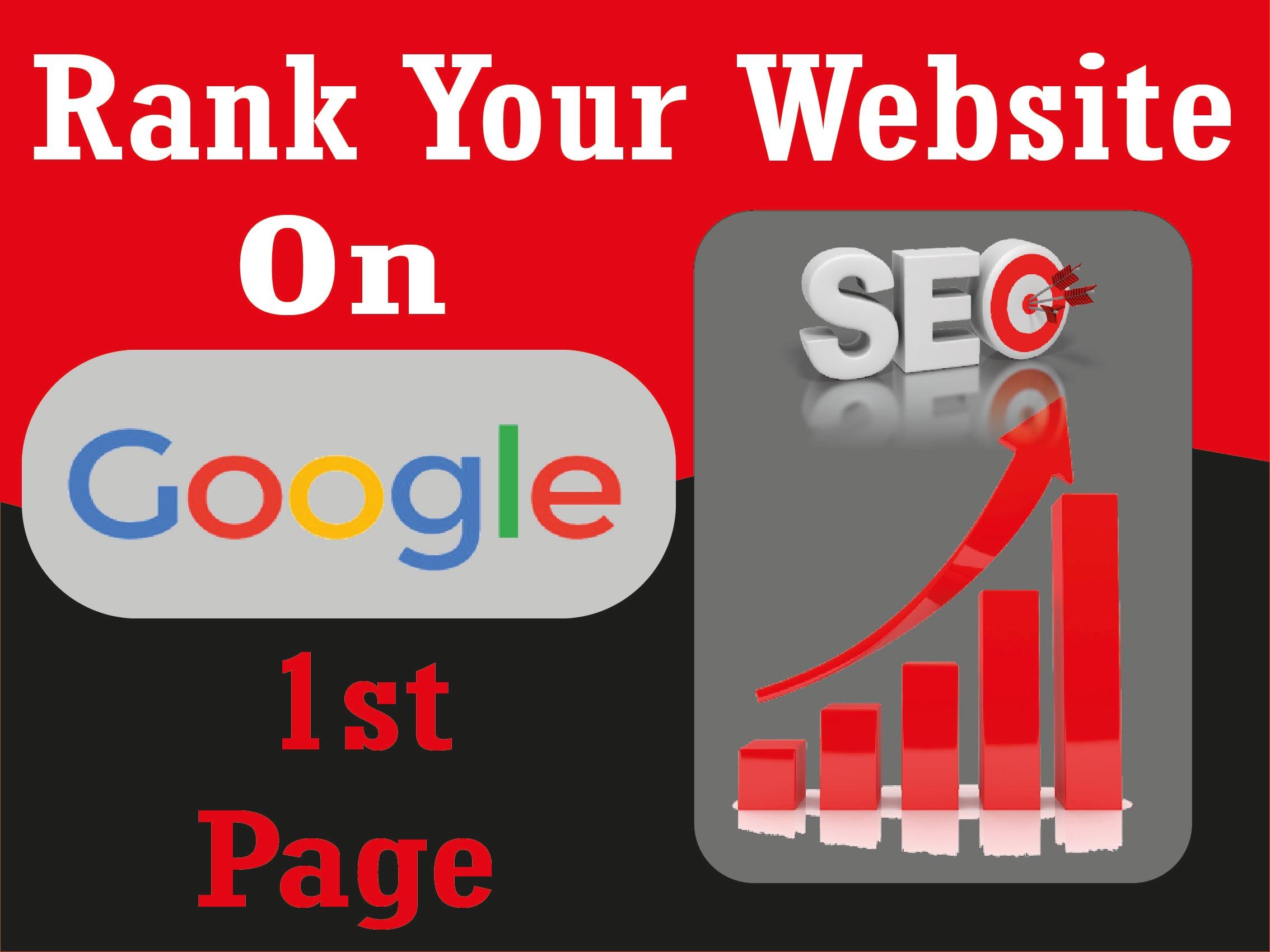 Offer guaranteed Rank your Website on Google 1st Page with High Quality Backlinks