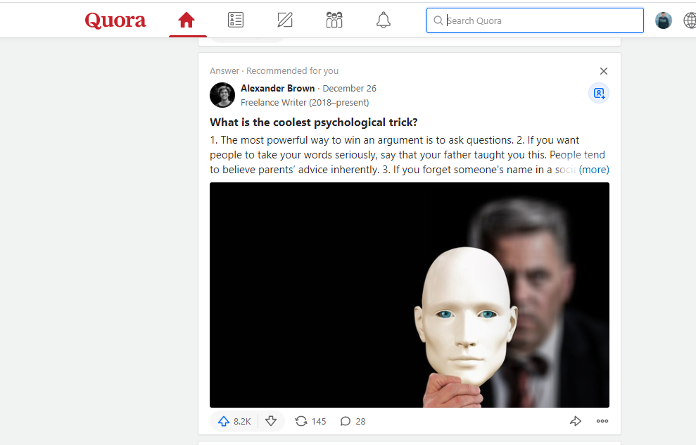 Offer Guarantead targeted Traffic With 50 quora answer