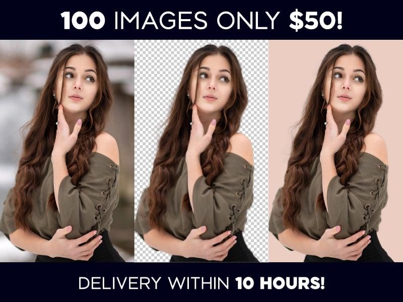 I will remove the background within 2 hr