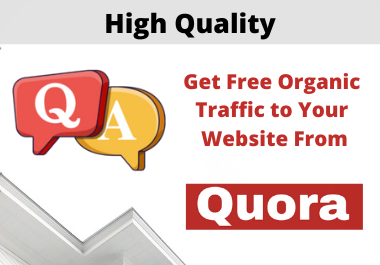 Niche relevant 15 Quora Answers for targeted traffic