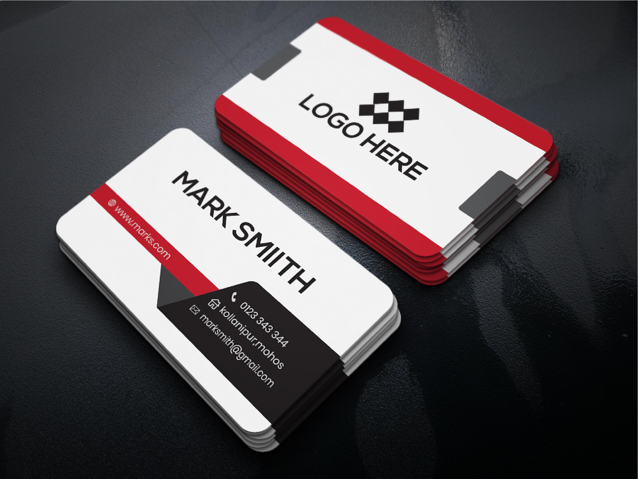 I will create a professional modern, elegant, unique, business card.