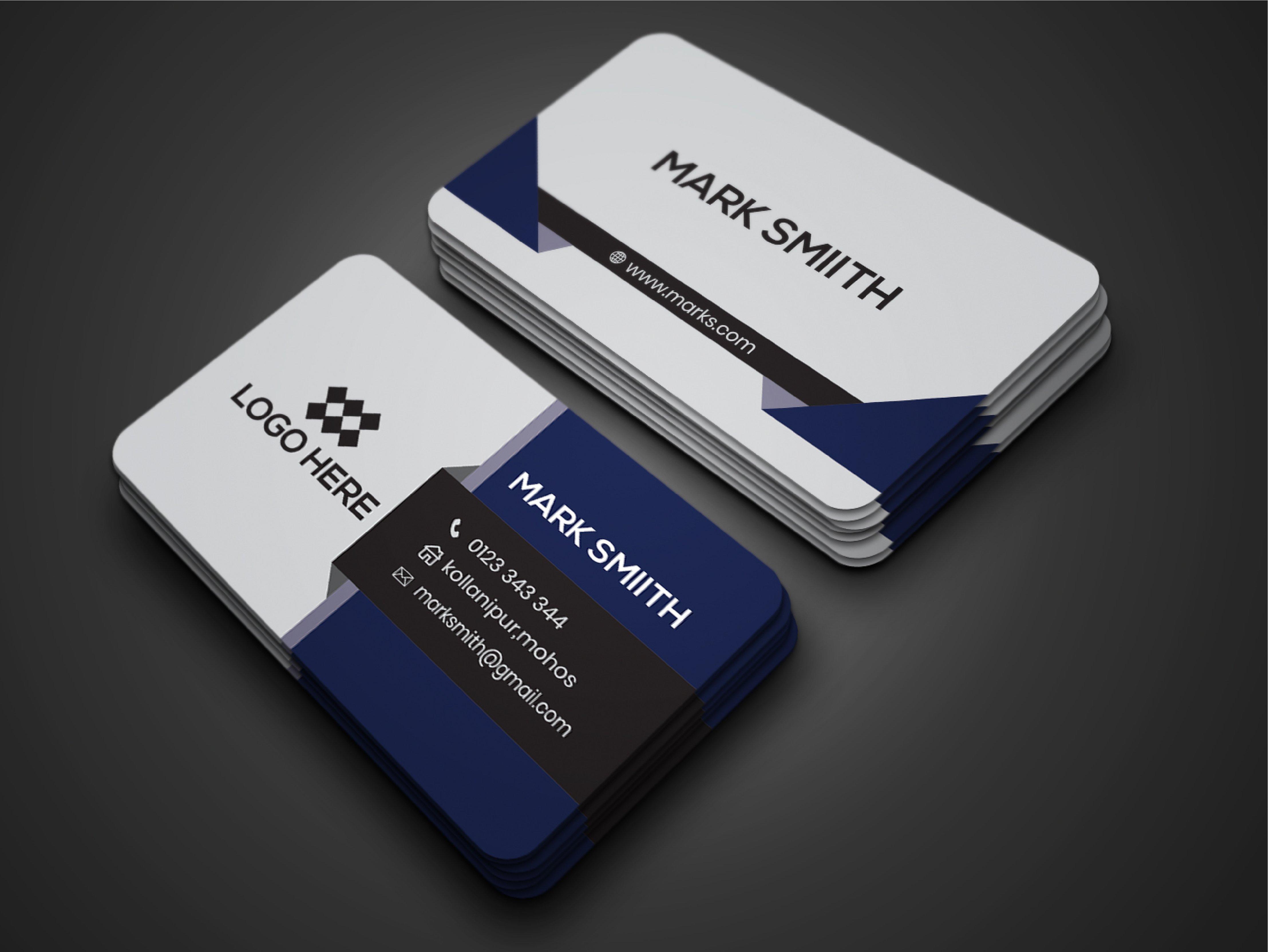 I will create a professional modern, elegant, unique, business card.