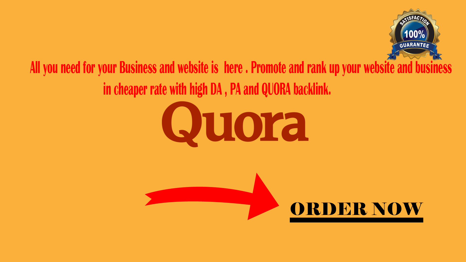 Get 30 Quora backlink and traffic +10 upvote