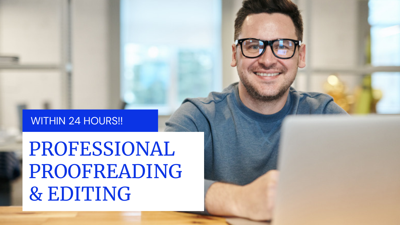 On Demand Professional Proofreading and Editing 