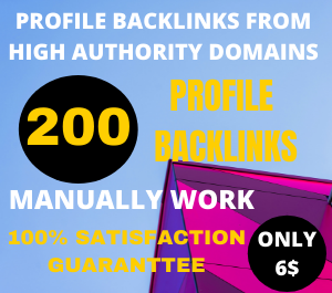 I will do manually create 200 PR9 backlinks from high DA/PA