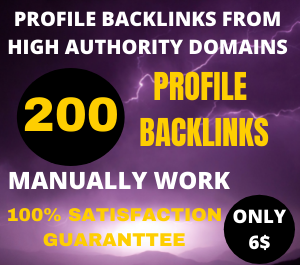 I will do manually create 200 PR9 backlinks from high DA/PA
