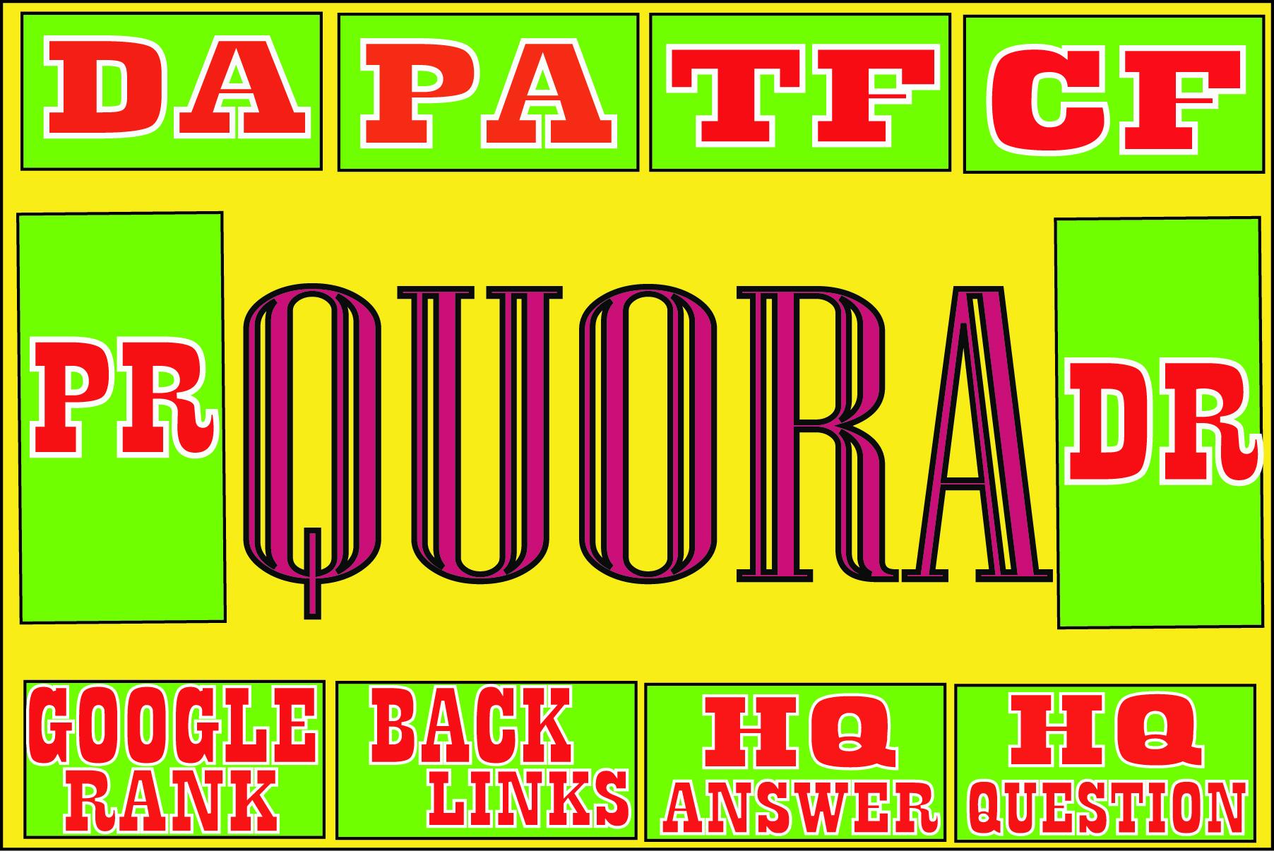 50+ Unique Quora Answer With Excellent Interactive Backlinks