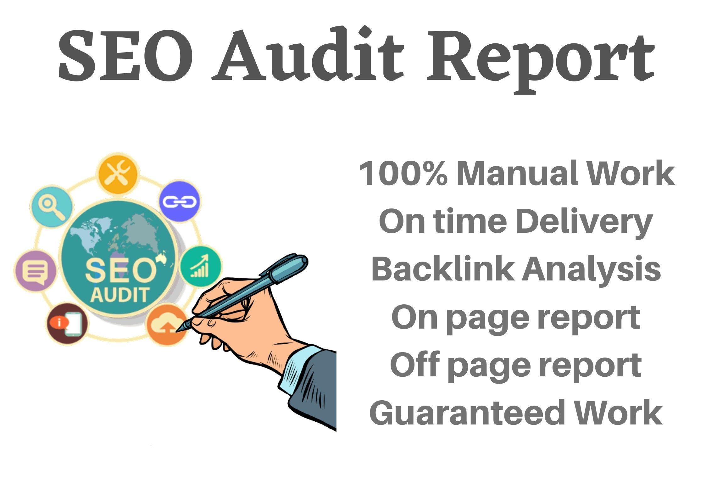 I will do audit your website with competitor analysis 