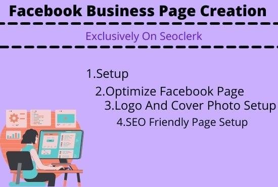 I'll do Facebook page creation and site setup for you